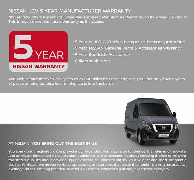 Nissan Interstar 2.3 dCi 135 Tekna L3 H2 3.5T Panel Van